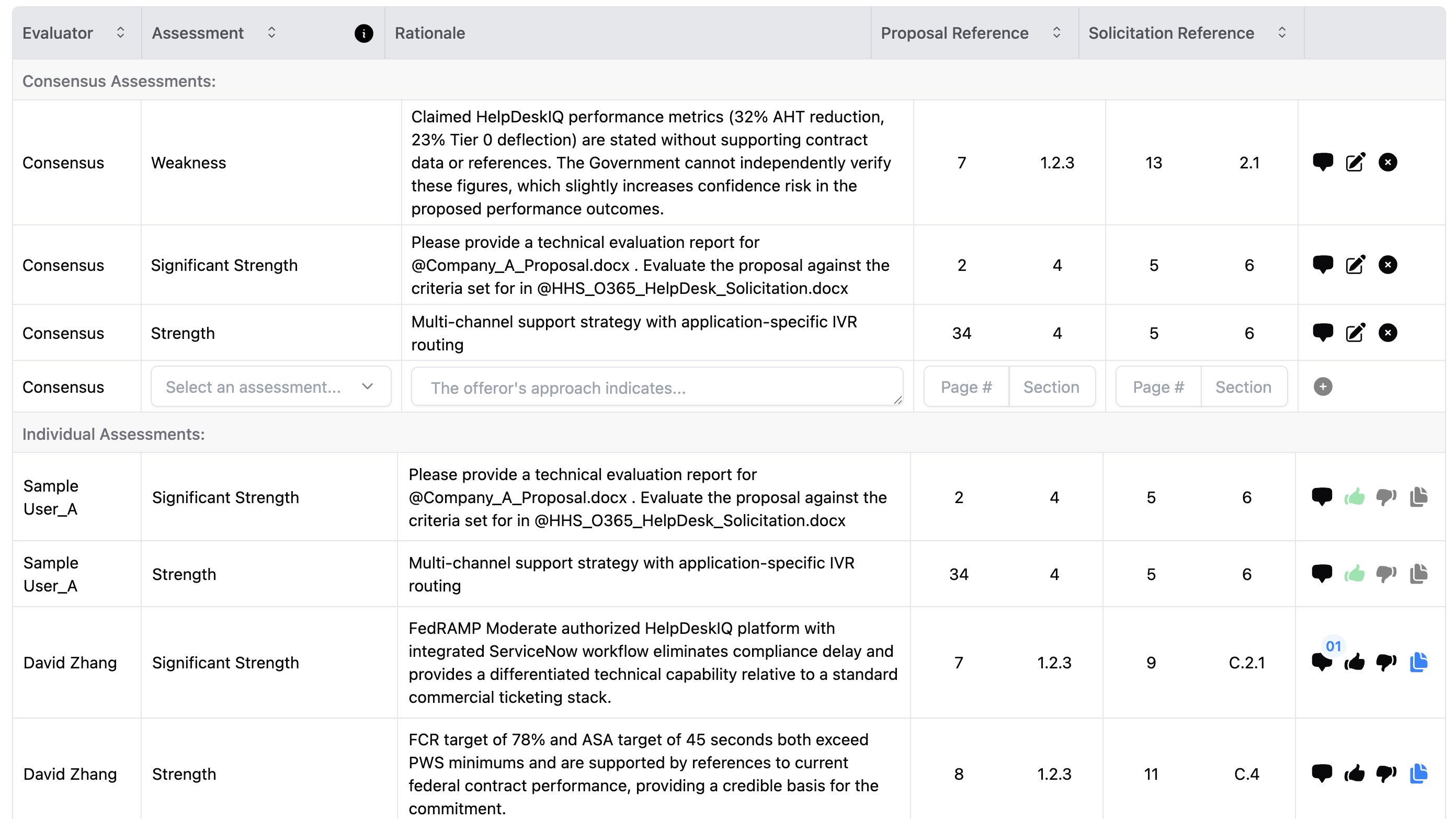 ArcSelect evaluation consensus scoring